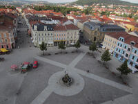 Blick von Stadtkirche Meiningen